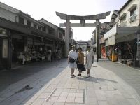 Street leading to Dazaifu shrine in Kyushu
