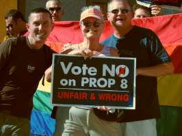 Friends at an anti porposition 8 rallt